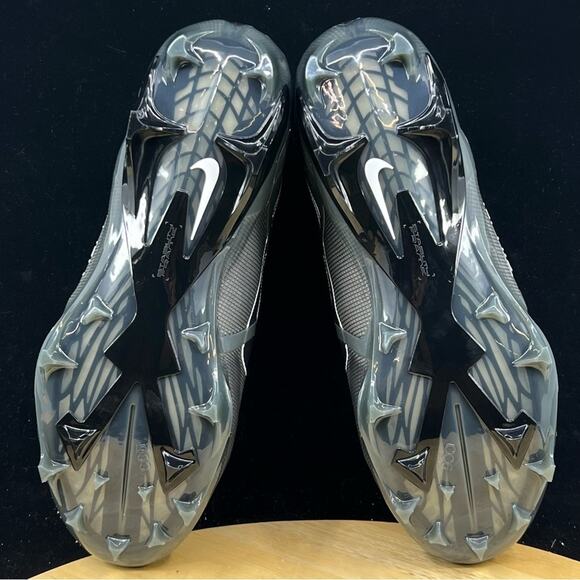 Nike Alpha Menace Elite 3 Black Football Cleats CT6648-010 MEN'S SIZE 13 - Picture 8 of 9